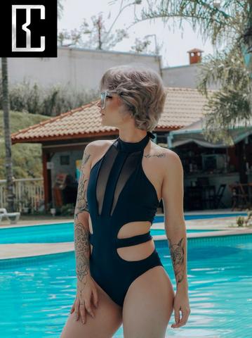 Body/maiô Em Meryl Detalhes Tiras ( Venda Atacado 39,90 )