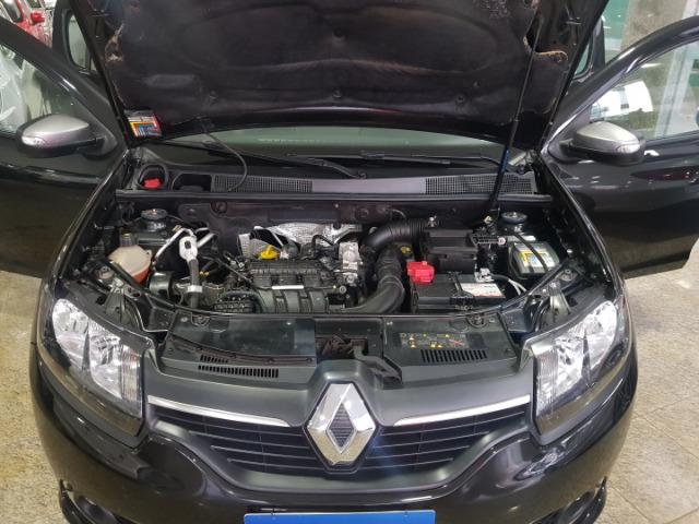 Sandero vibe 1.0 flex 2017/2017 preto 4portas completo - Foto 11