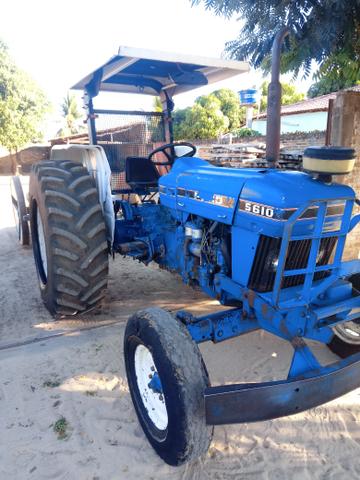 Trator ford 5610 com rocadeira - Foto 2