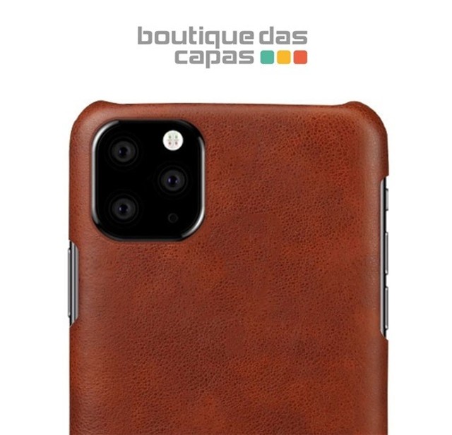capa couro luxo basic iphone 11 pro max 11 6.1 iphone 12 pro max 12 6.1 13 14 - Foto 4