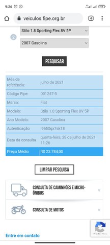 FIAT STILO SPORTING 2007 VENDO OU TROCO