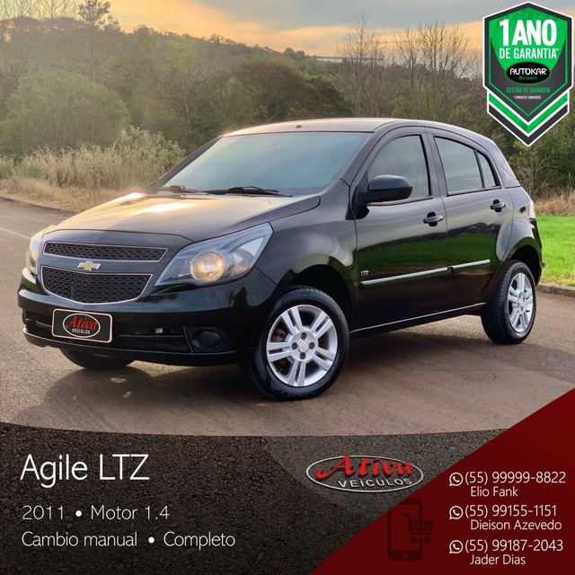 CHEVROLET AGILE LTZ 1.4 COMPLETO 2011