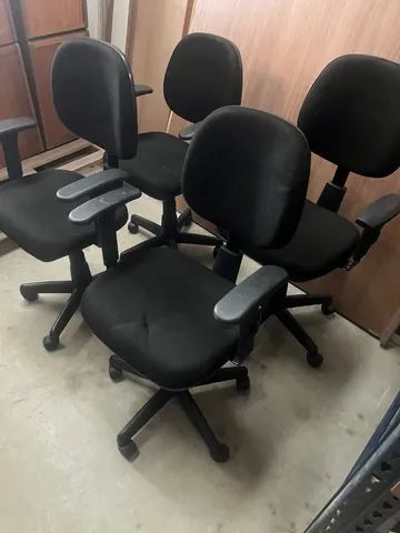 Cadeiras giratórias com regulagem  - Foto 5
