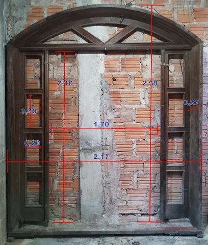 Esquadria Arqueada de Madeira Sucupira - Foto 2