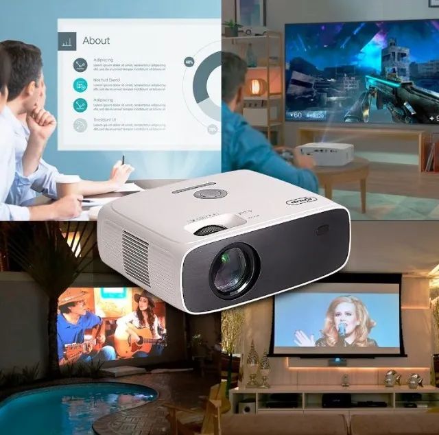 Projetor Led 10200 Lumens Espelhamento Android e iOs Knup Hd 1080p Novo na Caixa