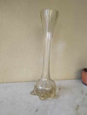 Vaso de vidro antigo  - Foto 5