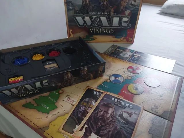 Jogo De Tabuleiro War Vikings Jogo Estratégia Grow