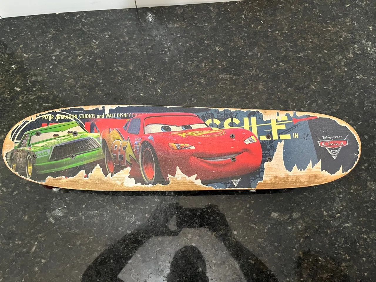 Skate infantil do relâmpago mcqueen
