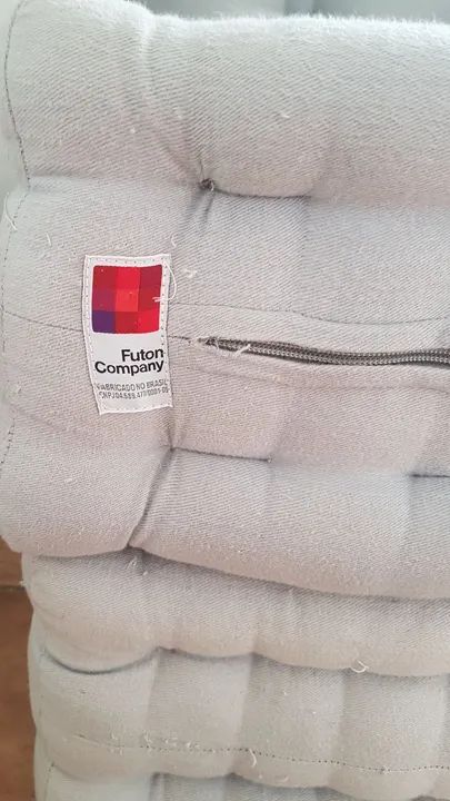 Conjunto Futon Company Original - 4 Peças (Cama/Sofá) - Cinza - Foto 5