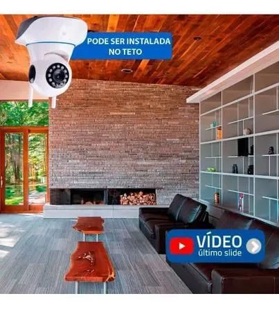 Câmera wi-fi babá eletrônica com sensor de movimento e visão noturna - Foto 3