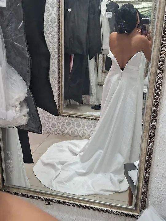 Vestido de noiva 34 36 - Foto 4