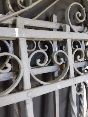 Portão de ferro maciço garagem - Foto 3