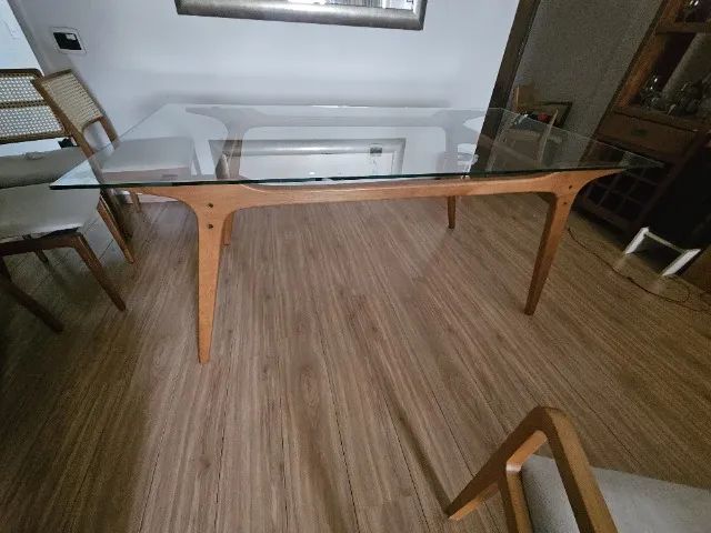 Mesa 6 Lugares Tok Stok Linda, Design Assinado, 1,90m 0,85m - Foto 3