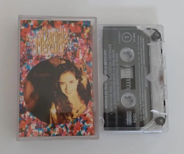 Fita K7 Cassete Daniela Mercury Música De Rua