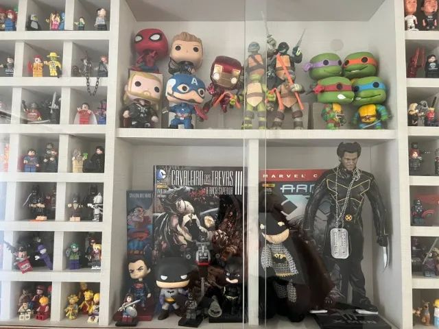 Quadro com Legos (similares), Funkos Pop e outros (Marvel, Dragon Ball, DC) - Foto 2