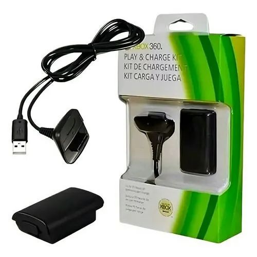 Kit Carregador Xbox 360 Play & Charge