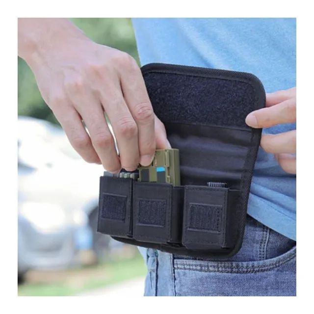 Bolsa de Bateria de Câmera com Cartão SD para LP-e6/, EN-el15/ NP-fw50 e NP-f550/AA