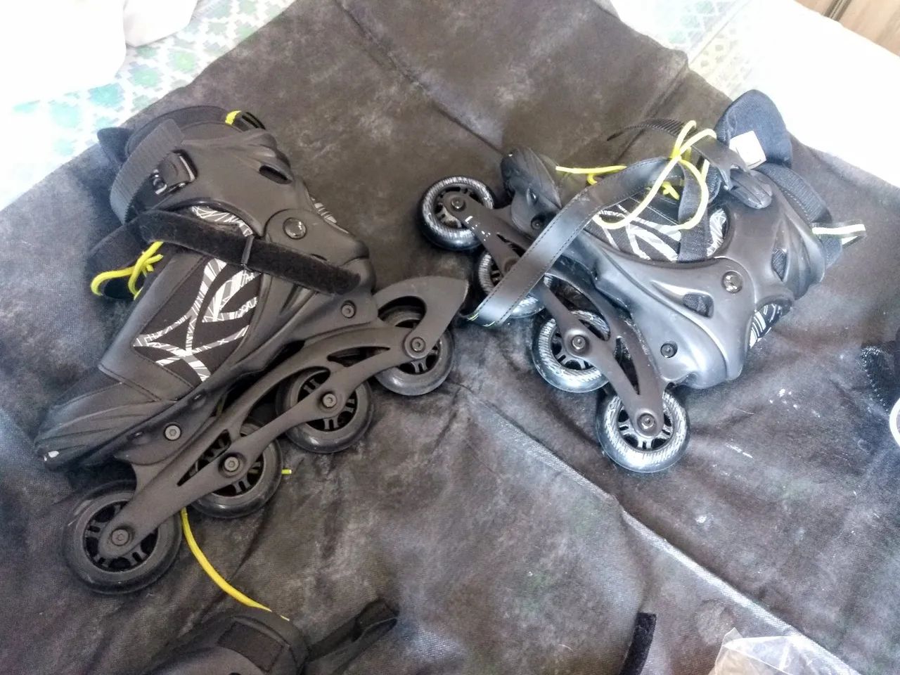 Patins Softline para Iniciantes, tam 39, usado 10 vezes em perfeito estado, com freio - Foto 2