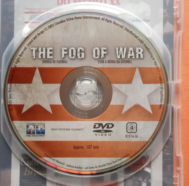 Dvd Sob a Névoa da Guerra  - Foto 2