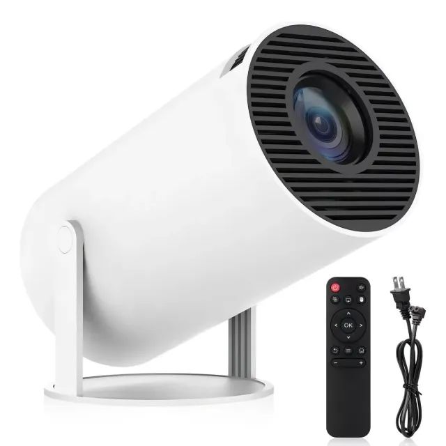Projetor4k Wifi Bluetooth Smart Portátil Hy300 Cor Branco 110V/220V - Foto 4