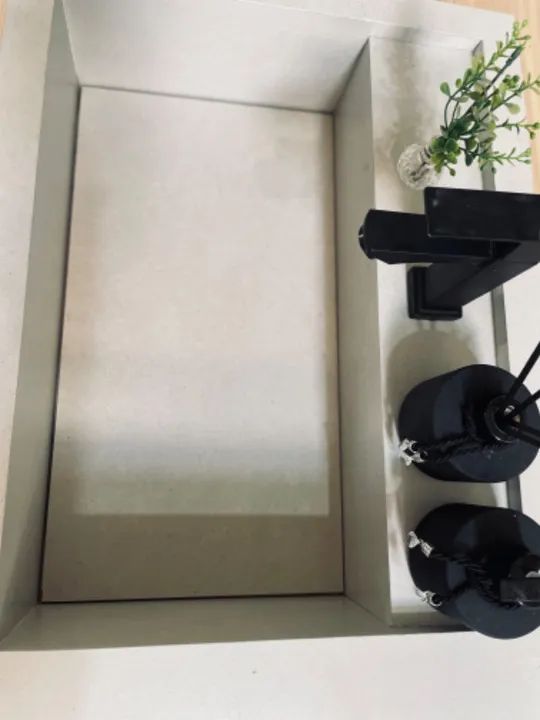 Pia de banheiro em porcelanato  - Foto 6