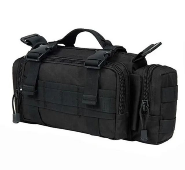 Pochete / Tático / Militar, sistema Molle p/ adaptar na mochila / Colete, usar no Ombro ou