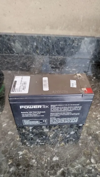 Bateria 12V 7AH Nobreak Powertek