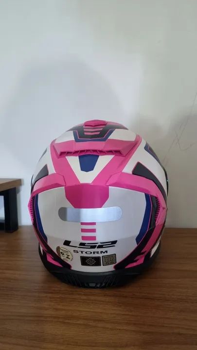 Capacete LS2 FF800 Storm Techy. Tam 56 - Foto 4