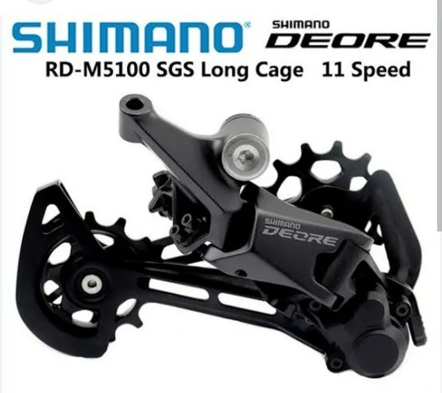 Kit 4 pe as shimano deore 5100 Cambio Alavanca Casesete Pedivela