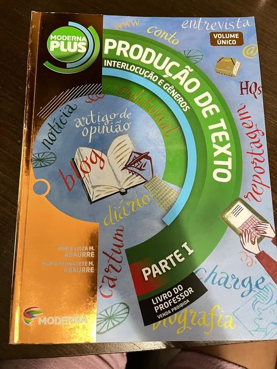 Livros Didáticos Produção de Texto Moderna - Foto 2