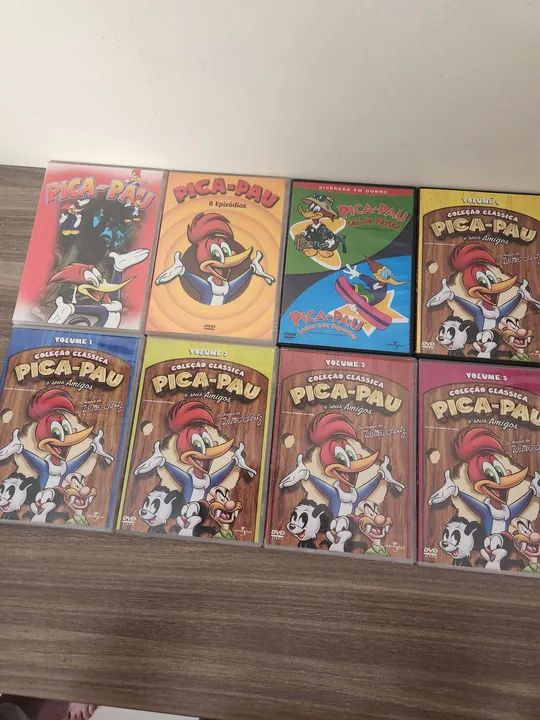8 DVD Pica Pau