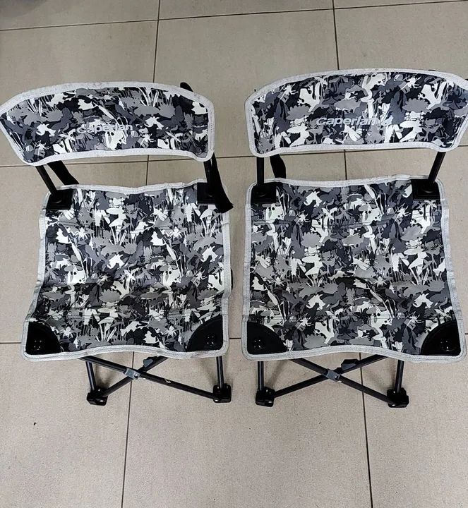 2 Cadeiras camufladas para Camping e Pesca 