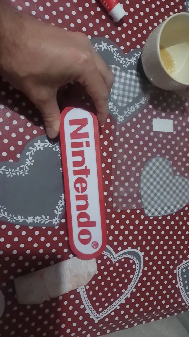 Logo decorativa nintendo 