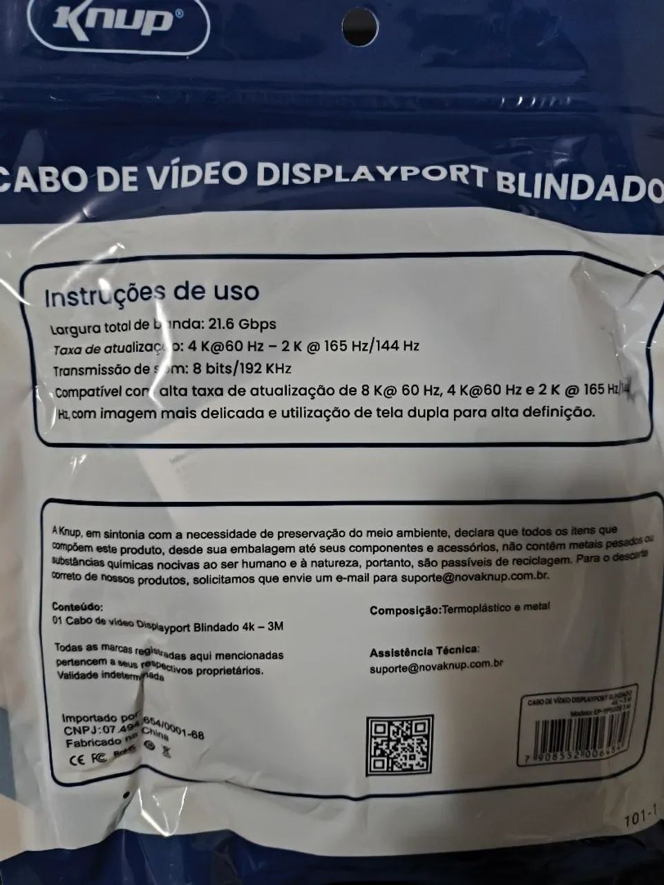 Cabo de vídeo displayport 3 metros - Anápolis  - Foto 5