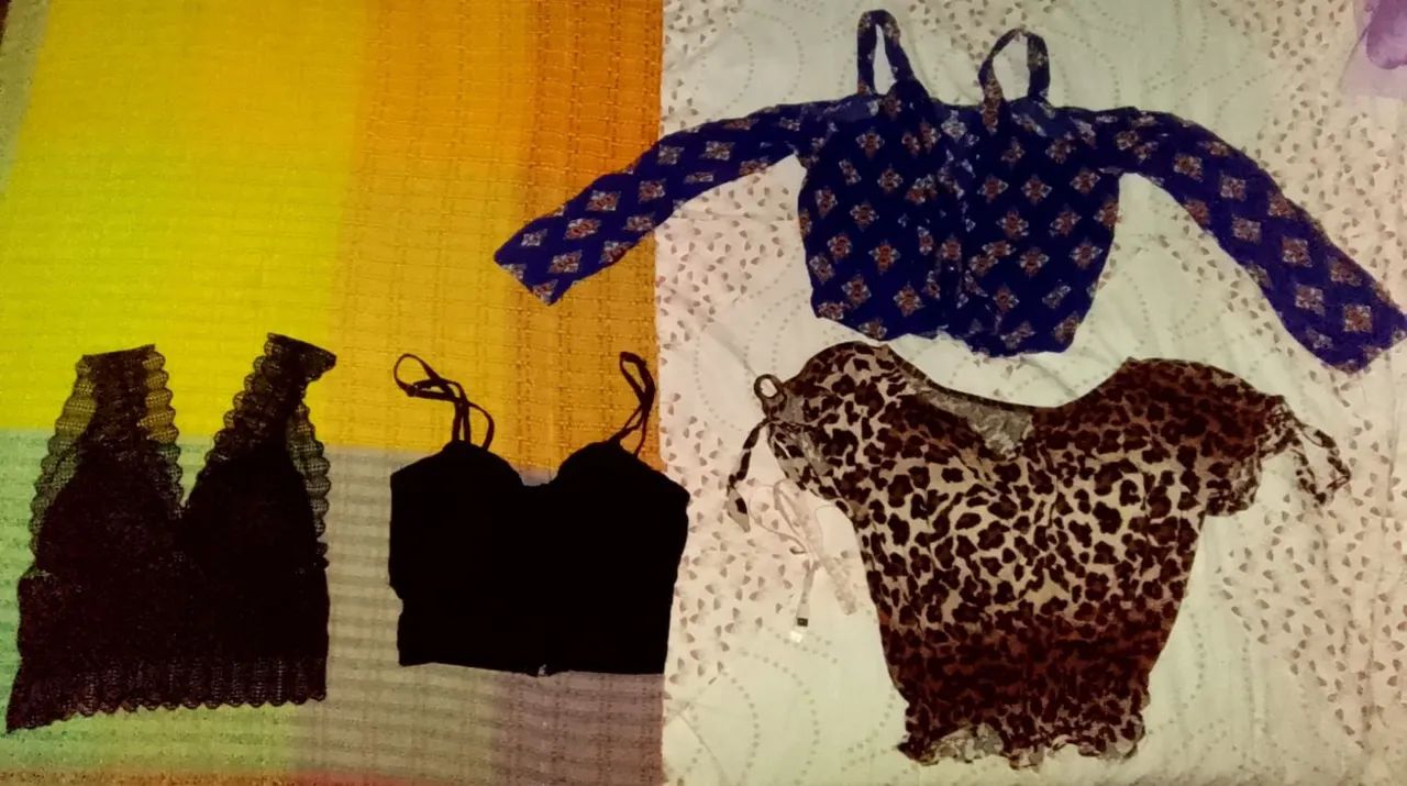 4 CROPPED TAM.P/PP variados  - Foto 5