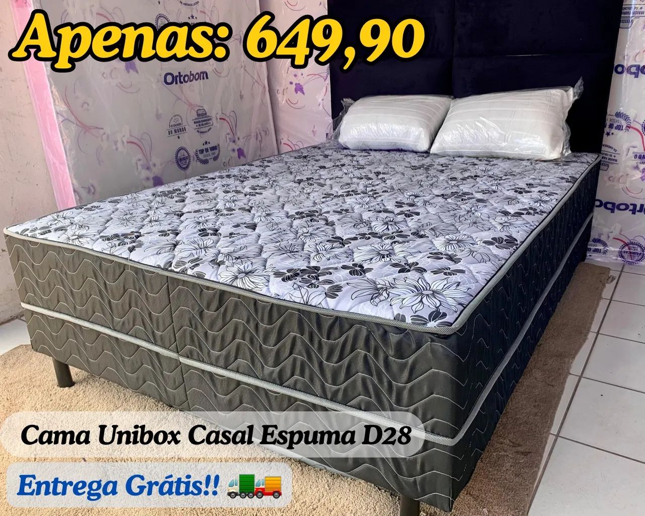 Cama Box Casal Espuma d28