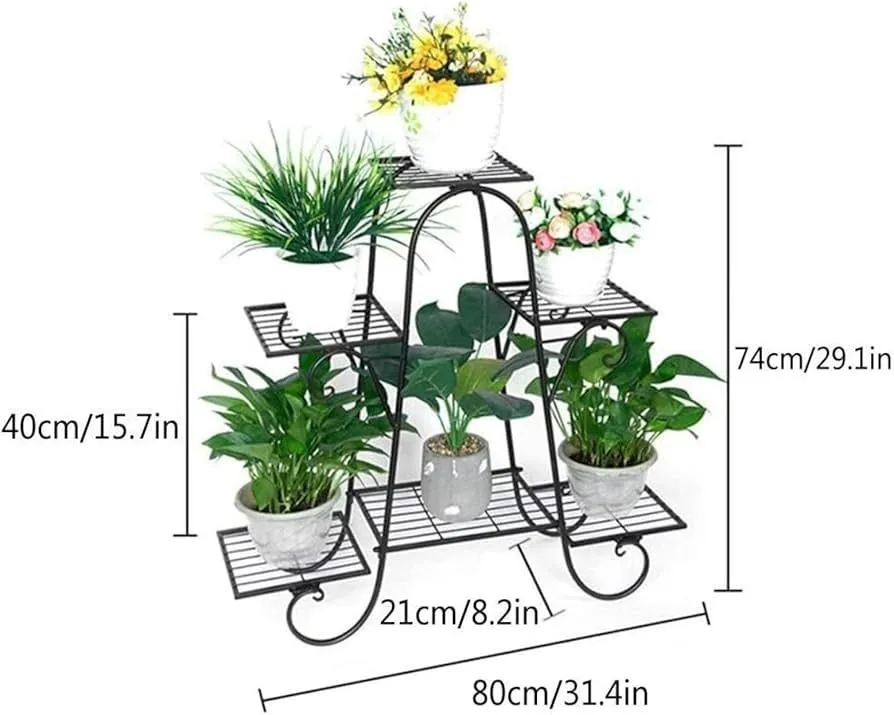 Suporte para Plantas Decorativo com Vários Andares