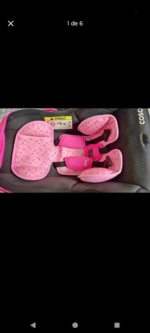 Bebê conforto rosa - Foto 5