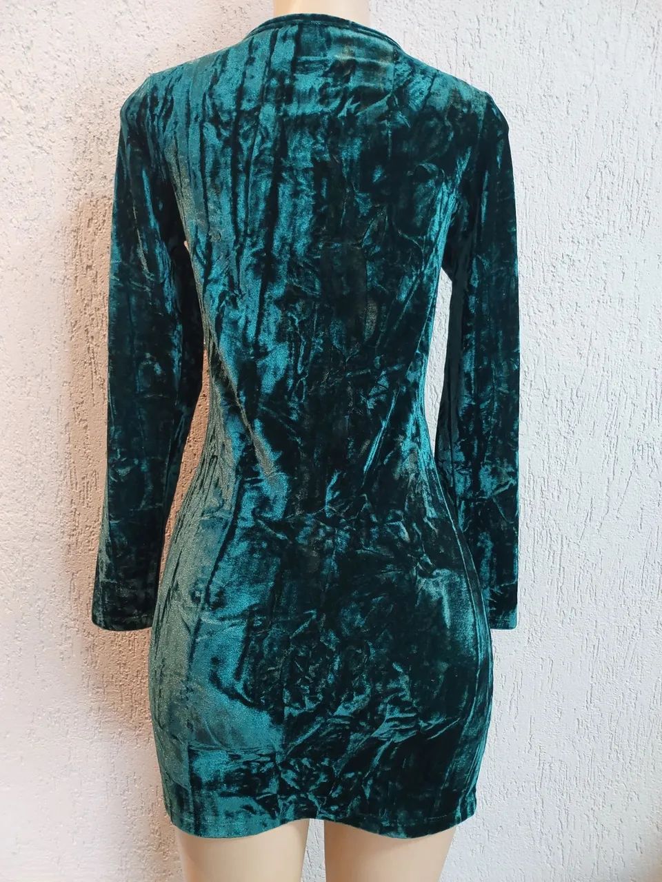 Vestido veludo Renner - P - Foto 2