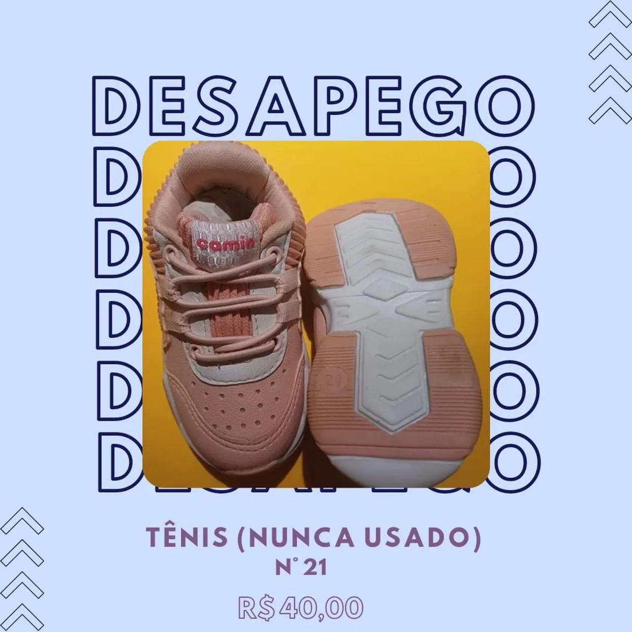 Tênis Infantil Camin N° 21 - Nunca Usado