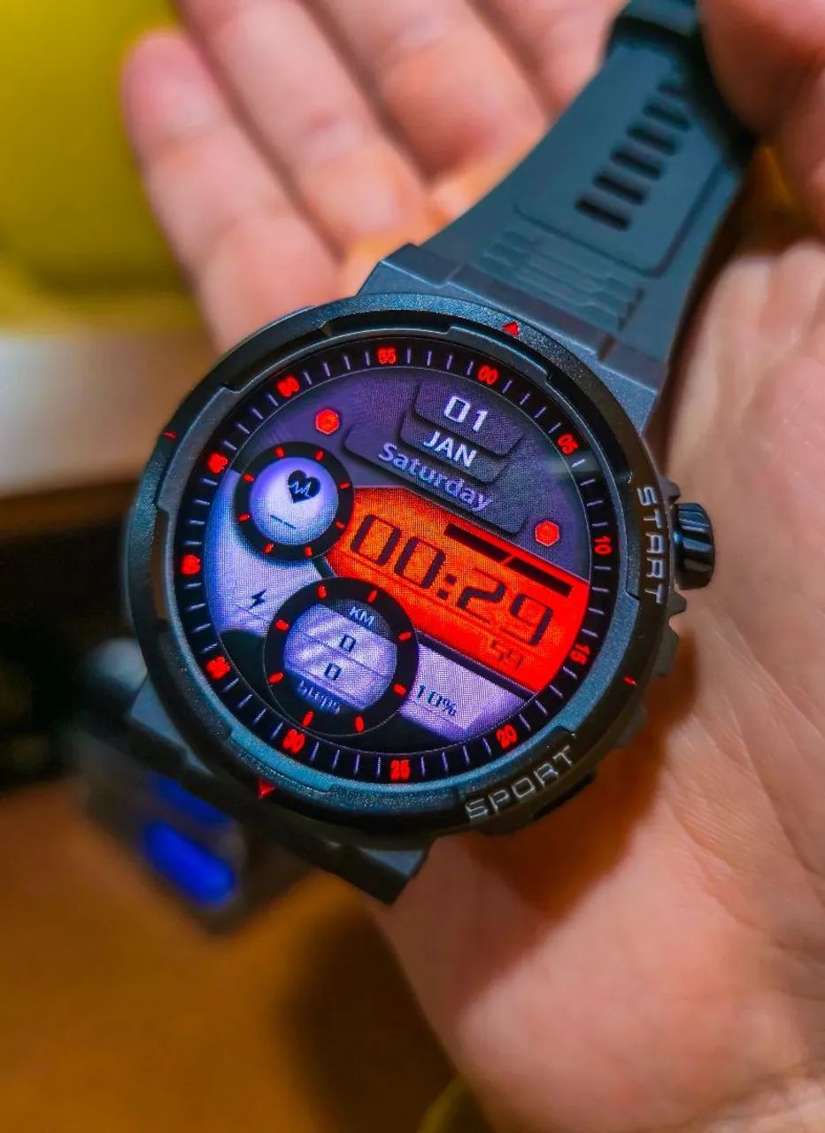 SmartWatch Zeblaze Ares 3 Plus Tela AMOLED