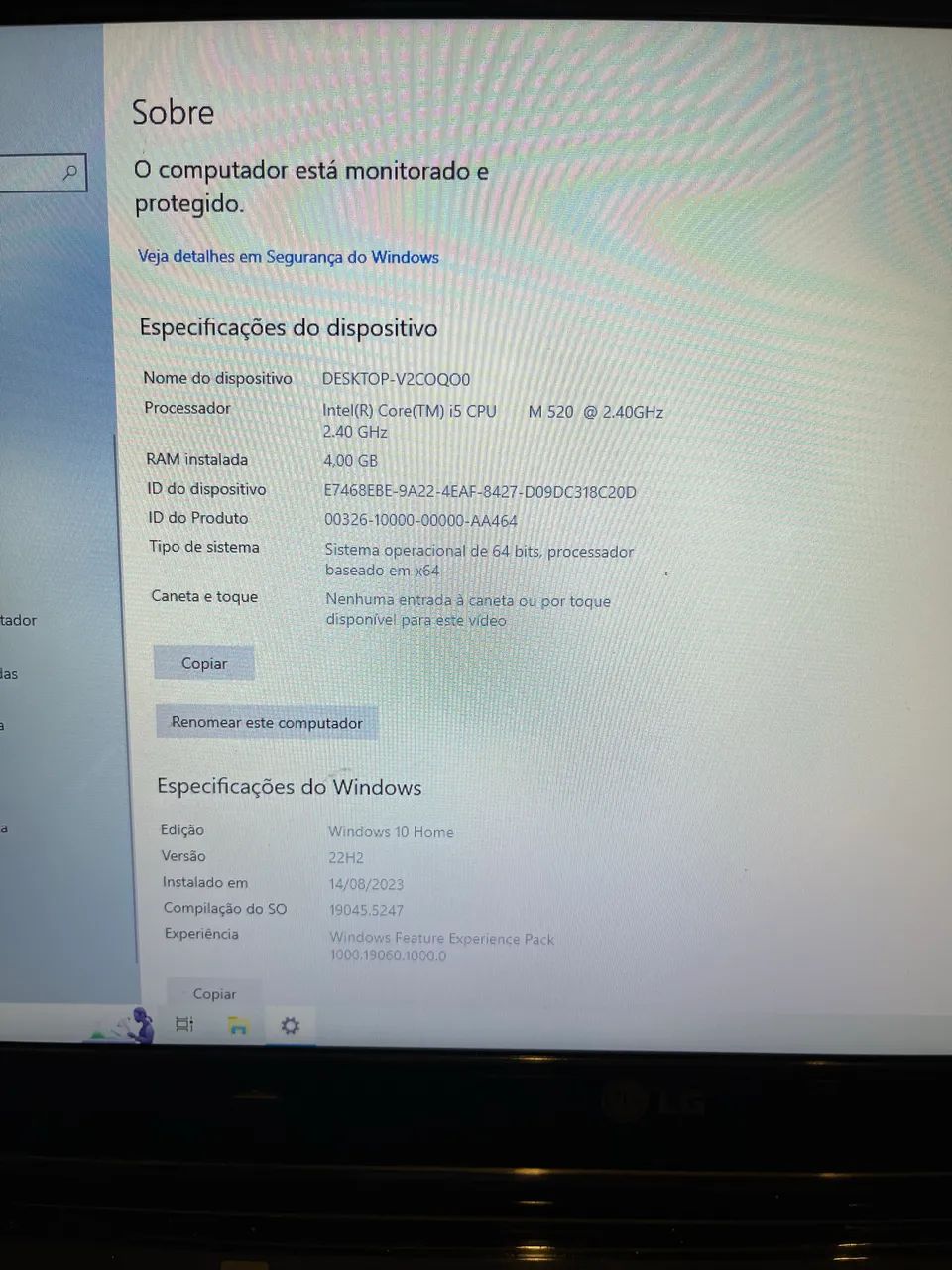 Notebook LG - R590 + Brinde - Foto 3