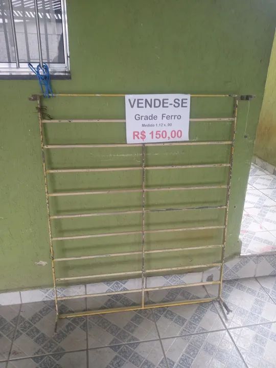 Portão de ferro maciço _ Usado em ótimo estado e Grade para janela - Foto 5