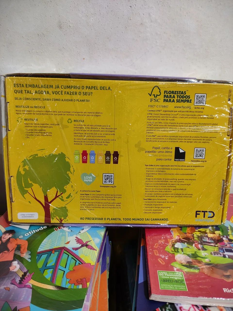 KIT TRILHAS EDUCAÇÃO INFANTIL 4 SISTEMA DE ENSINO FTD - ALUNO - NOVO - Foto 3