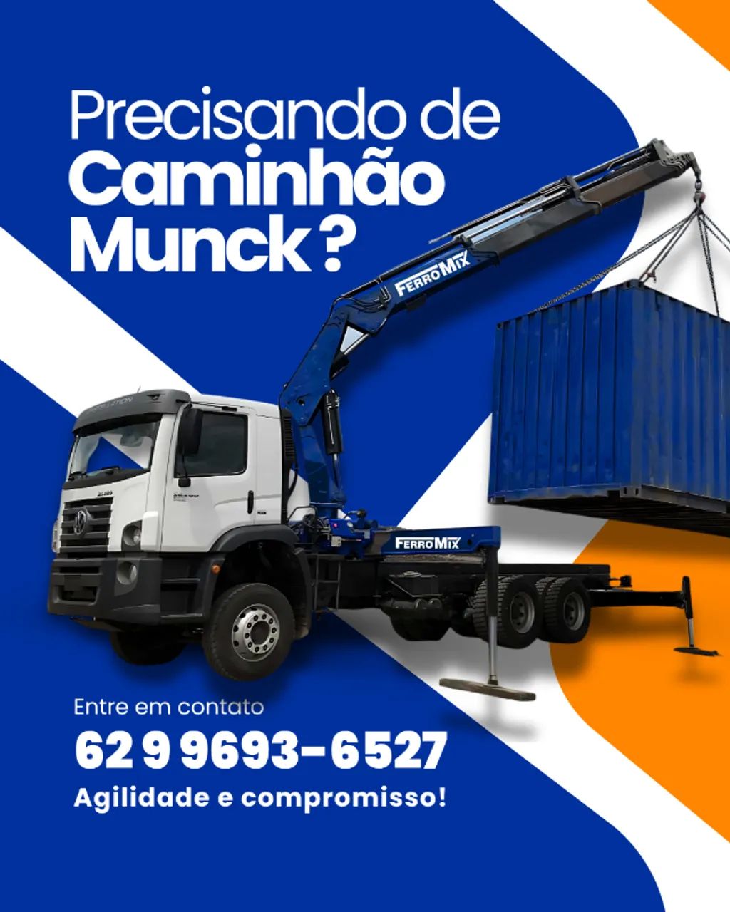 Precisando de Caminhão Munck - Compromisso e Agilidade para sua obra!