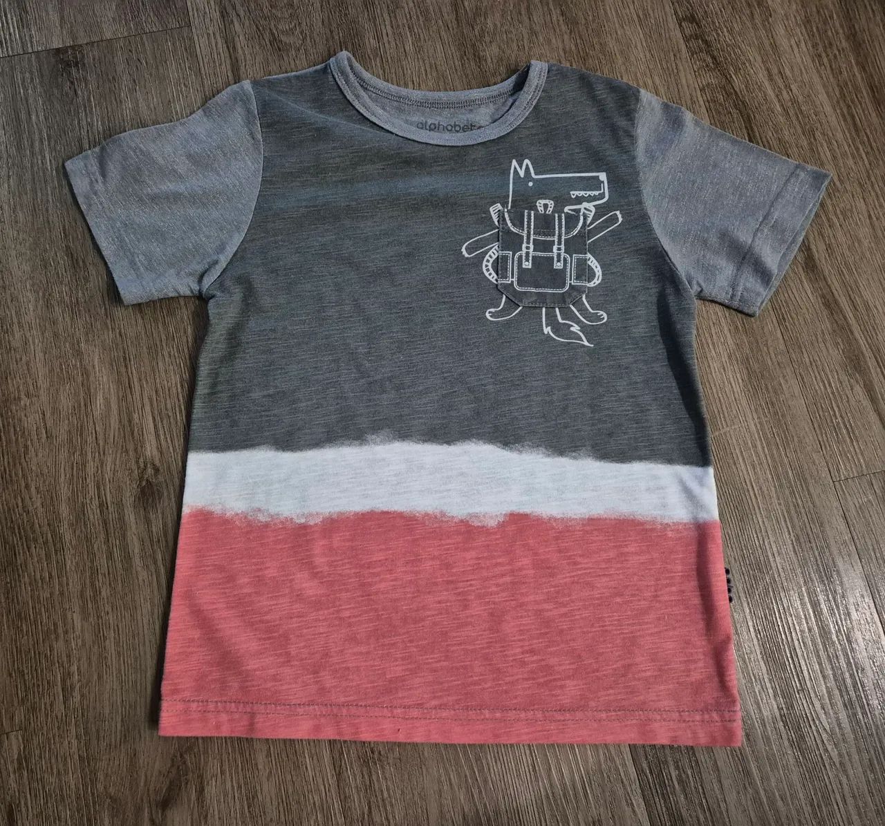 Camisa infantil da Alphabeto