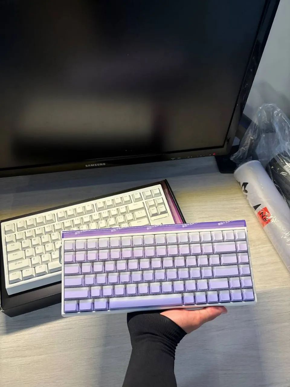 Aula Hero 84HE (Roxo; Jade Emperor) - Teclado Magnético - Foto 3