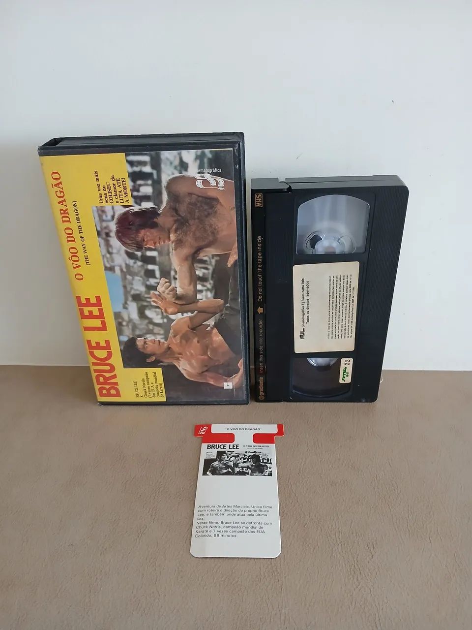 Bruce Lee - O Voo do Dragão - VHS - Rarissima - Muito Nova