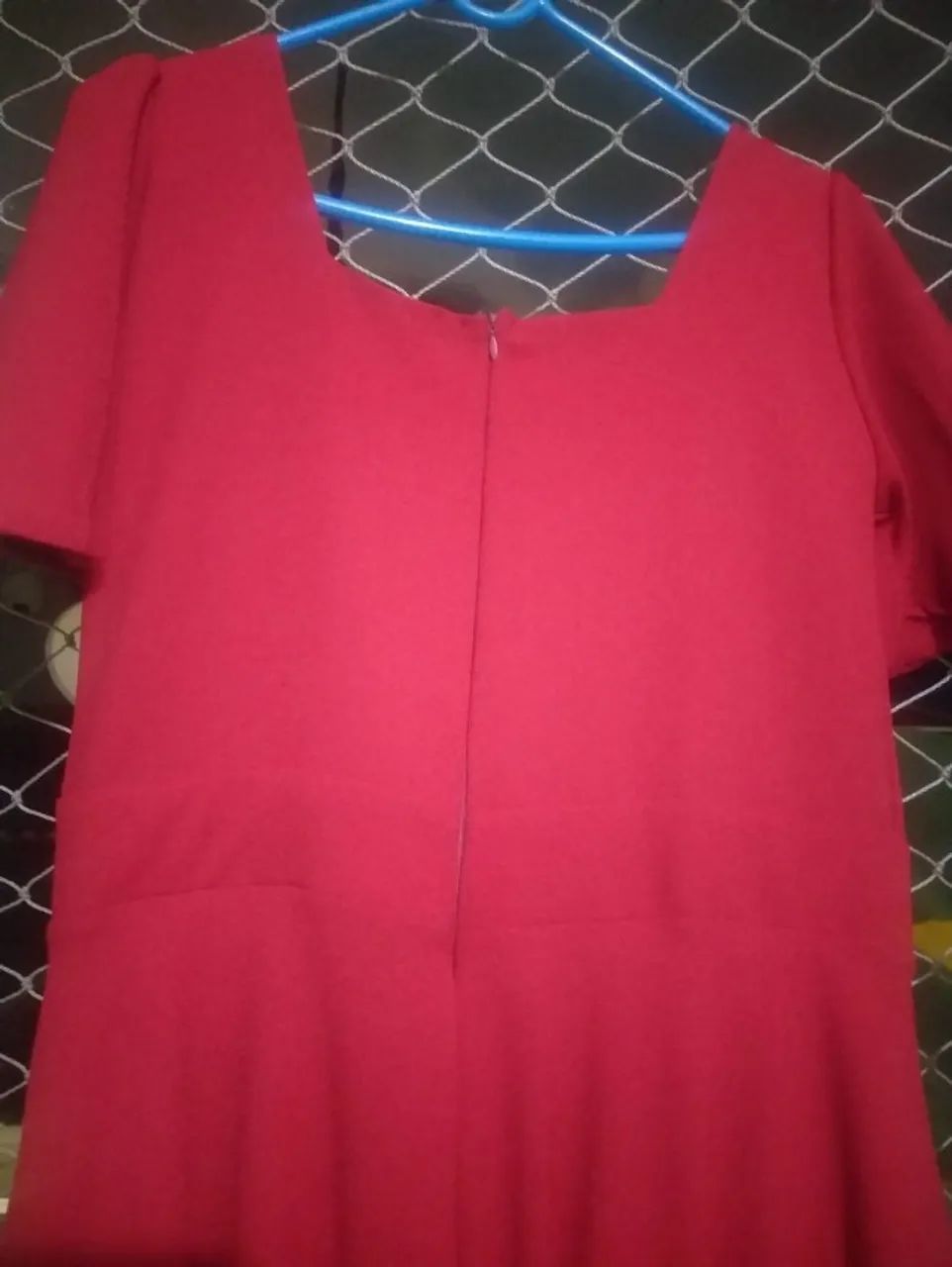  Vestido vermelho longo para festas ou casamento lindo