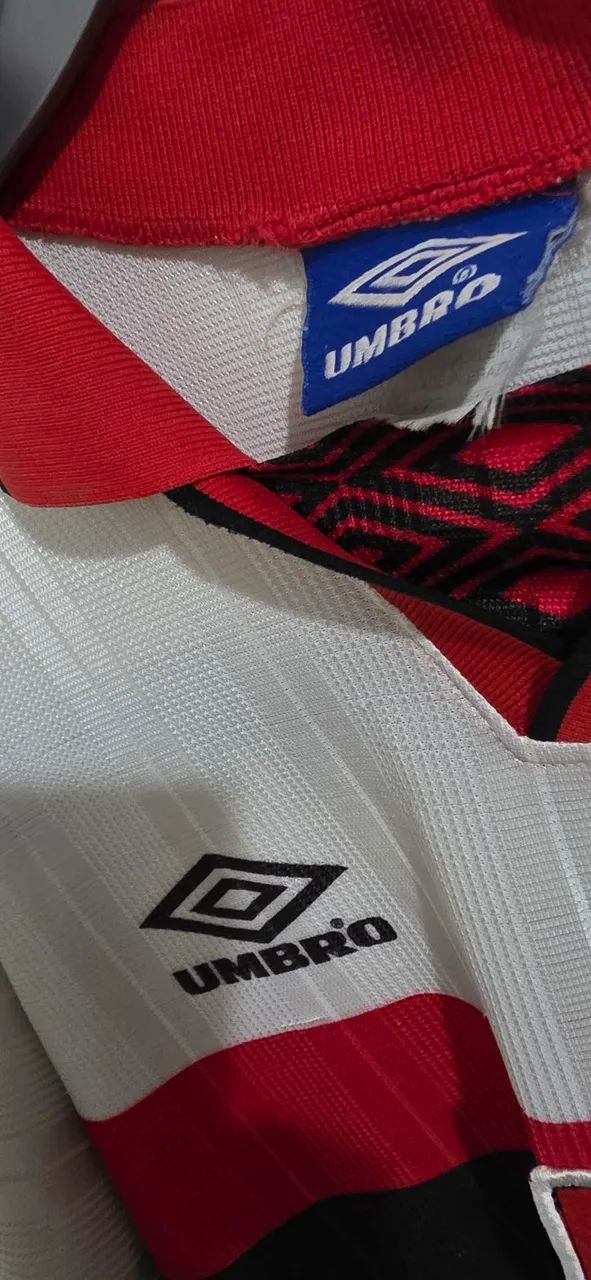 Camisa flamengo umbro M 1996 longa - Foto 3